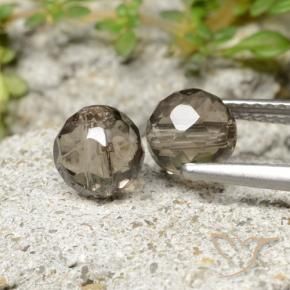2,90 ct natürliche brauner Rauchquarz-Edelsteine, Sphäre / Kugel, Transparent