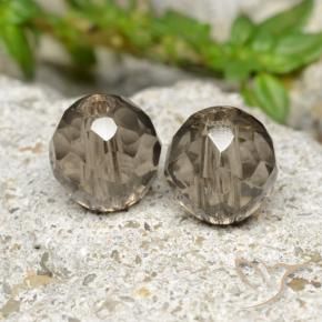 2,80 ct natürliche brauner Rauchquarz-Edelsteine, Sphäre / Kugel, Transparent