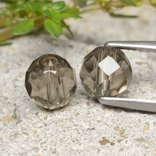 2,77 ct natürliche brauner Rauchquarz-Edelsteine, Sphäre / Kugel, Transparent