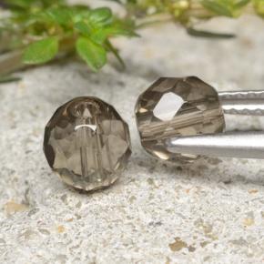 2,77 ct natürliche brauner Rauchquarz-Edelsteine, Sphäre / Kugel, Transparent