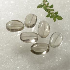 8.86 ct natürliche Sehr helles Holzbraun Rauchquarz-Edelsteine, Oval, Transparent