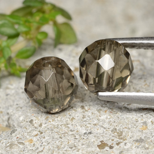 2.79 ct natürliche Umbrabraun Rauchquarz-Edelsteine, Kugel / Ball, Transparent