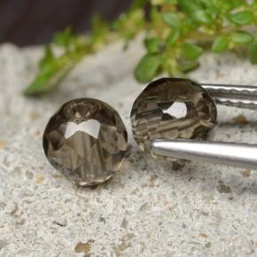 2,77 ct natürliche brauner Rauchquarz-Edelsteine, Sphäre / Kugel, Transparent