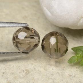 2.82 ct natürliche Umbrabraun Rauchquarz-Edelsteine, Kugel / Ball, Transparent