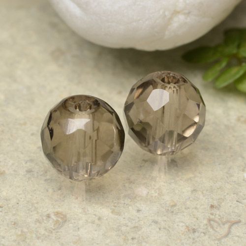 2,88 ct natürliche brauner Rauchquarz-Edelsteine, Sphäre / Kugel, Transparent