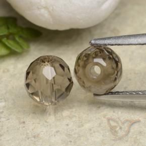 2,88 ct natürliche brauner Rauchquarz-Edelsteine, Sphäre / Kugel, Transparent
