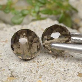 2.78 ct natürliche Neutrales Braun Rauchquarz-Edelsteine, Kugel / Ball, Transparent