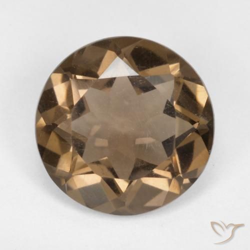 4.46ct Natürlicher Heller Mokka Rauchquarz, Runden, VS