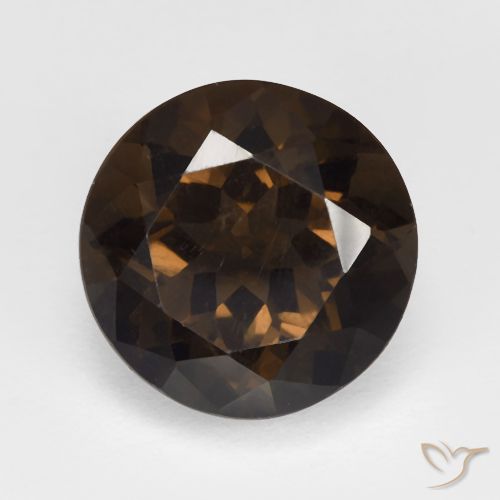 5.80ct Natürlicher Braun Rauchquarz, Runden, VVS