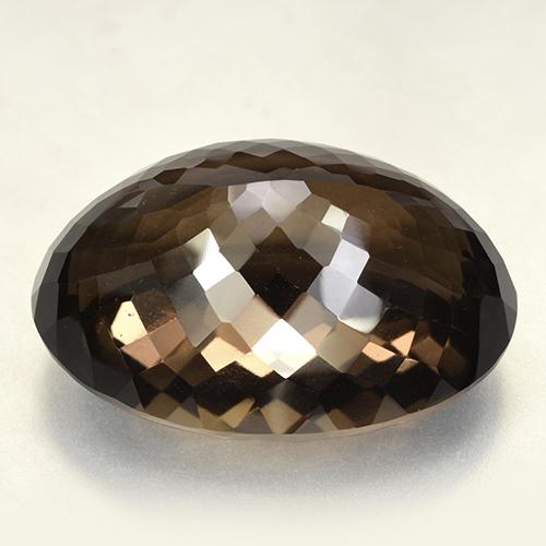 165,26 ctw natürlicher brauner Rauchquarz, Oval Schliff, VVS