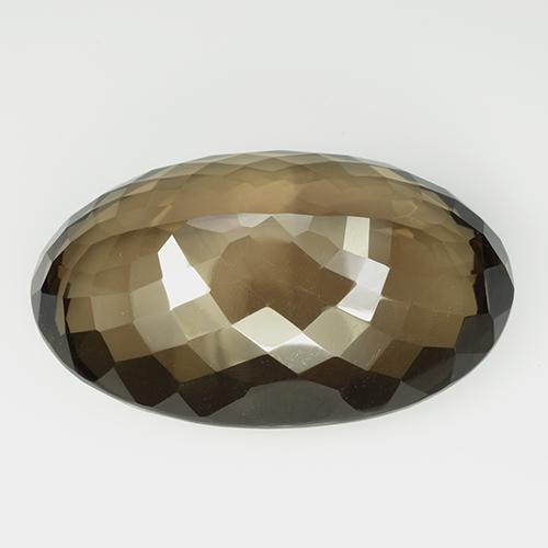 9,17 ctw natürlicher Walnussbraun Rauchquarz, Oval Schliff, IF