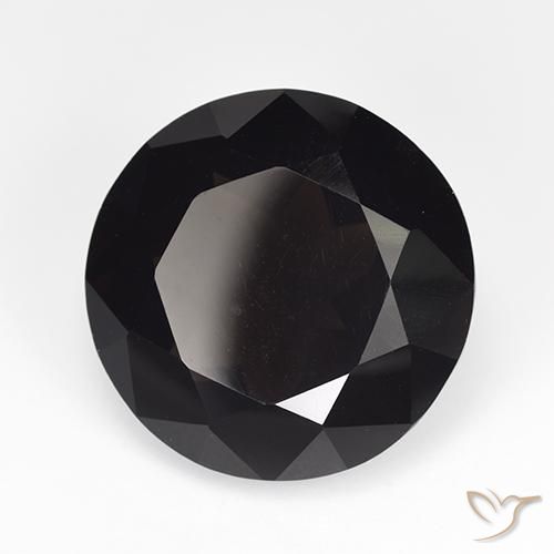 11.30ct Natürlicher dunkelbraun Rauchquarz, Runden, VVS-VS