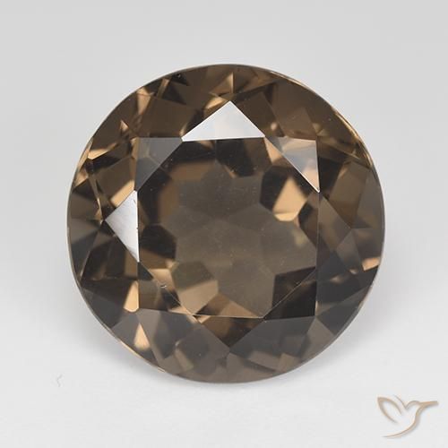 14.30ct Natürlicher Schokoladenbraun Rauchquarz, Runden, VVS-VS