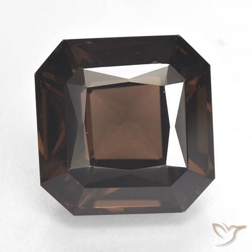 8.30ct Natürlicher Hickory Braun Rauchquarz, Smaragdschliff, VVS