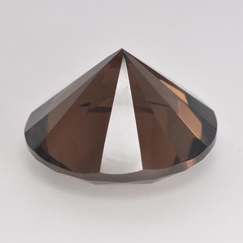 9,17 ctw natürlicher Hickory Braun Rauchquarz, Rund Schliff, VVS-VS