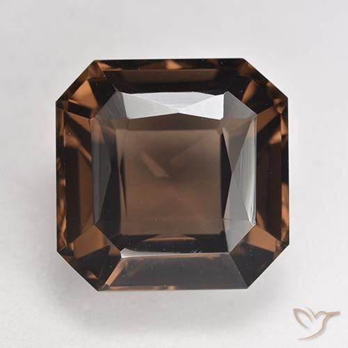 8.79ct Natürlicher rötlich-braun Rauchquarz, Smaragdschliff, VVS-VS