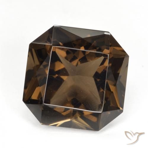 8.41ct Natürlicher Braun Rauchquarz, Smaragdschliff, VVS