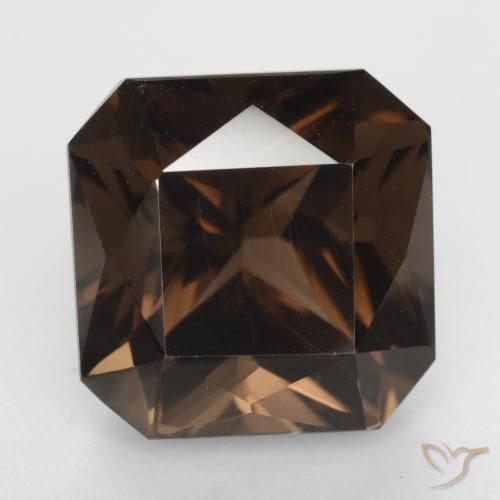 10.94ct Natürlicher Braun Rauchquarz, Smaragdschliff, VVS-VS