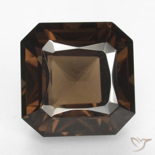 8.59ct Natürlicher Braun Rauchquarz, Smaragdschliff, VVS