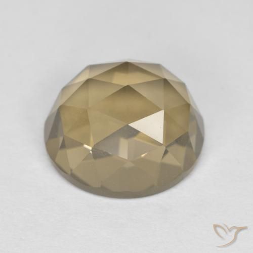 4.97ct Natürlicher Mokkabraun Rauchquarz, Oval, VVS-VS