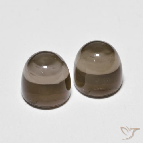 8.19 ct natürliche Warmes Braun Rauchquarz-Edelsteine, Runden, Transparent