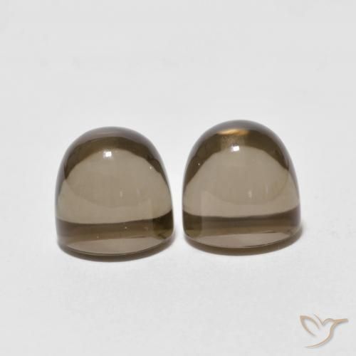 8.19 ct natürliche Warmes Braun Rauchquarz-Edelsteine, Runden, Transparent
