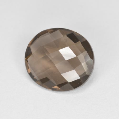 1,72 ctw natürlicher brauner Rauchquarz, Oval Schliff, VVS-VS