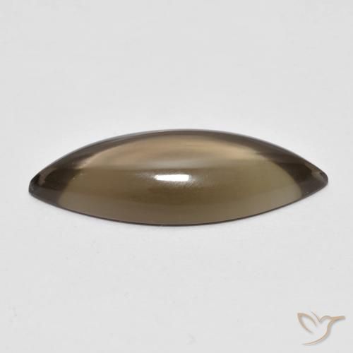 9,17 ctw natürlicher Mittel-Hellbraun Rauchquarz, Marquise, Transparent