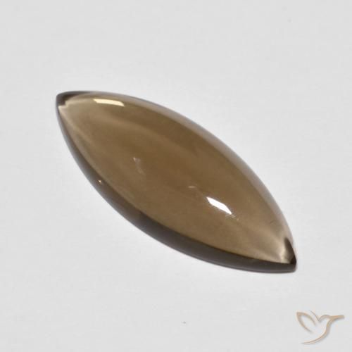 5.67ct Natürlicher Warmes Braun Rauchquarz, Marquise, Transparent