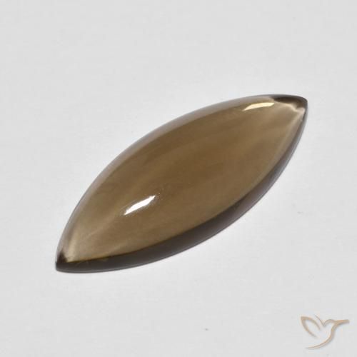 9,17 ctw natürlicher Warmes Braun Rauchquarz, Marquise, Transparent