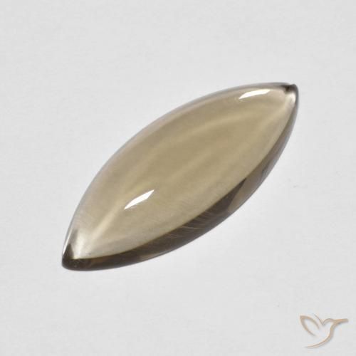 5.63ct Natürlicher Warmes Braun Rauchquarz, Marquise, Transparent