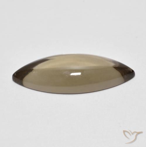 9,17 ctw natürlicher Warmes Braun Rauchquarz, Marquise, Transparent