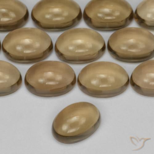 9,17 ctw natürlicher Warmes Braun Rauchquarz, Oval, Transparent