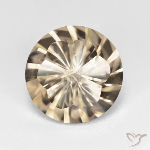 5.28ct Natürlicher Holzbraun Rauchquarz, Runden, VVS-VS