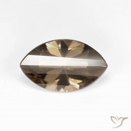 2.70ct Natürlicher Warmes Braun Rauchquarz, Marquise, VVS
