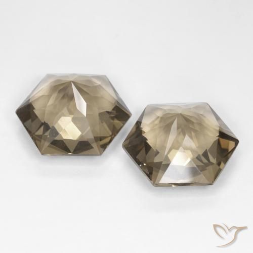 18.92 ct natürliche Hellgelbbraun Rauchquarz-Edelsteine, Fantasie, VS