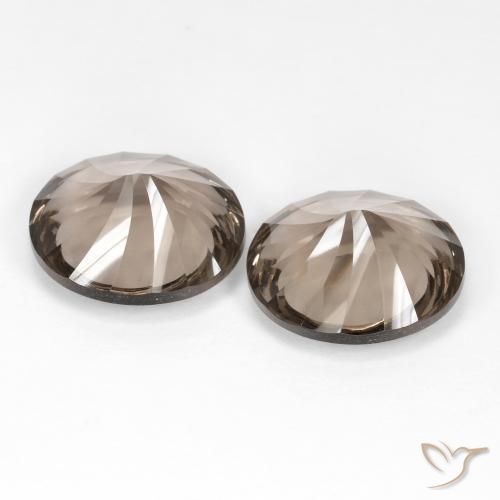 13.90 ct natürliche Helles Umbrabraun Rauchquarz-Edelsteine, Oval, VVS