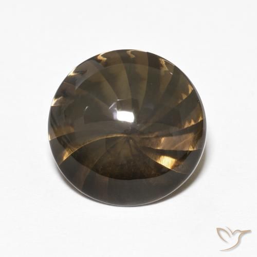 5.21ct Natürlicher Braun Rauchquarz, Runden, Transparent