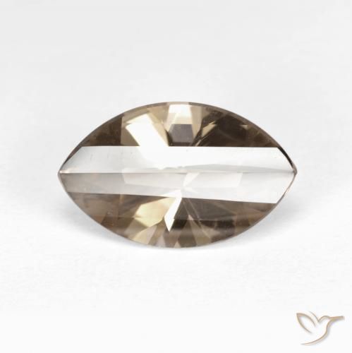 2.43ct Natürlicher Umbrabraun Rauchquarz, Marquise, VVS