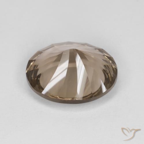 9,17 ctw natürlicher Mittel-Hellbraun Rauchquarz, Oval, VVS