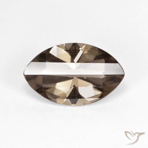 2.89ct Natürlicher Umbrabraun Rauchquarz, Marquise, VVS