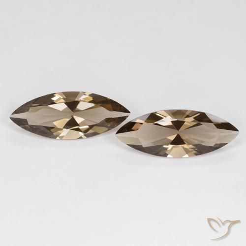6.22ctw Natürlicher hellbraun Rauchquarz, Marquise, VVS