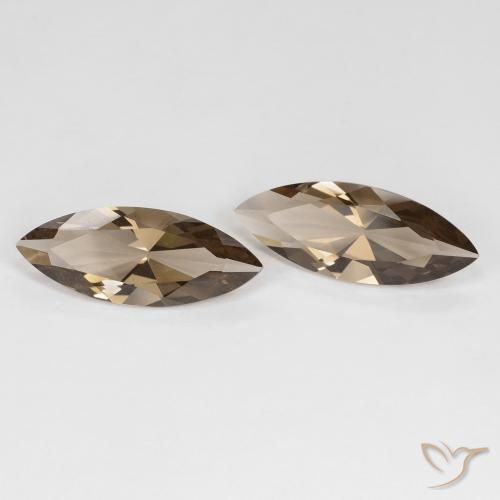 6.22 ct natürliche hellbraun Rauchquarz-Edelsteine, Marquise, VVS