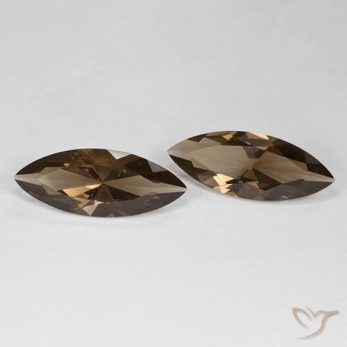 6.02 ct natürliche Warmes Braun Rauchquarz-Edelsteine, Marquise, VVS