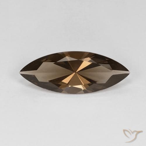 2.77ct Natürlicher Heller Mokka Rauchquarz, Marquise, VVS