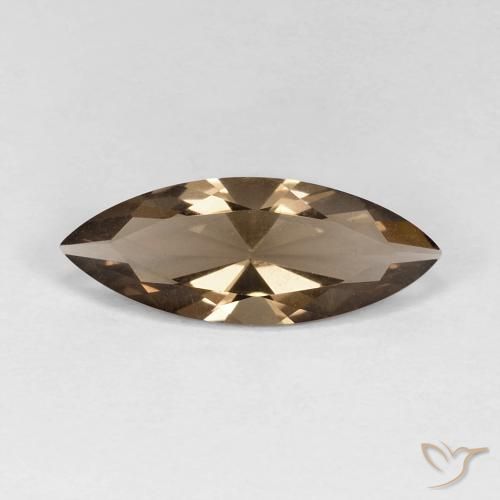 2.79ct Natürlicher Warmes Braun Rauchquarz, Marquise, VVS
