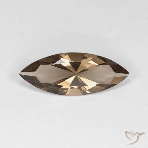 2.67ct Natürlicher hellbraun Rauchquarz, Marquise, VS