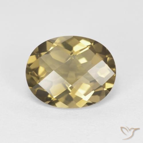 2.43ct Natürlicher Kaffee Braun Rauchquarz, Oval, VVS