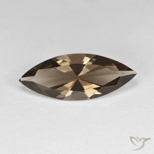 2.52ct Natürlicher Warmes Braun Rauchquarz, Marquise, VVS