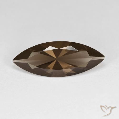 2.80ct Natürlicher Umbrabraun Rauchquarz, Marquise, VVS
